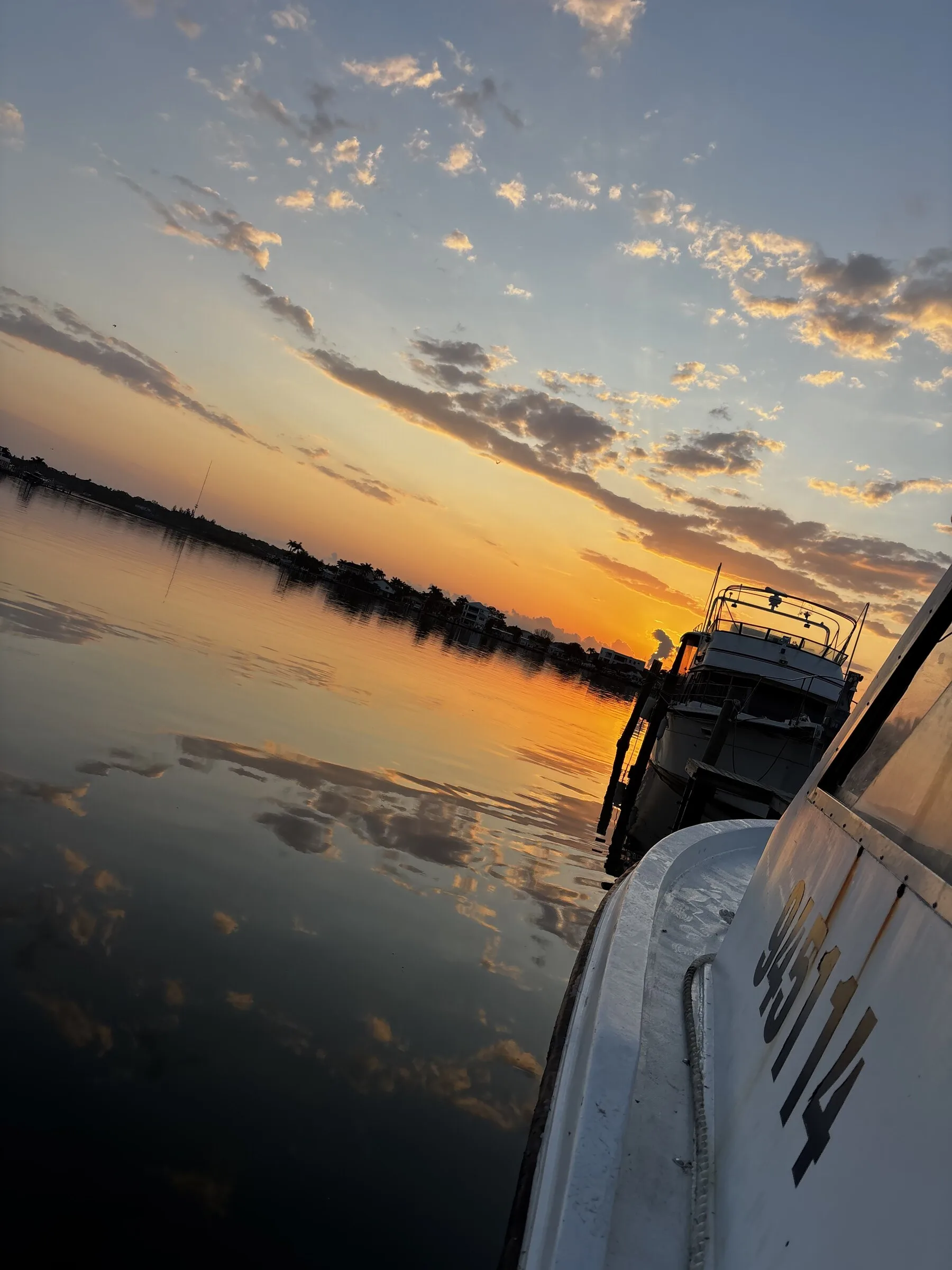 Aboard the Griffis boat